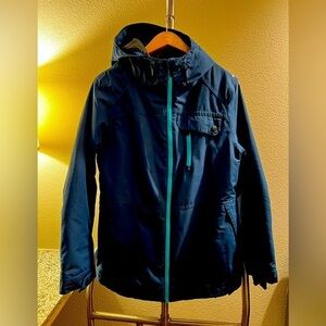 Powder Room/ PWDR ROOM Insignia Blue Ski/Snow Jacket. Size Large.